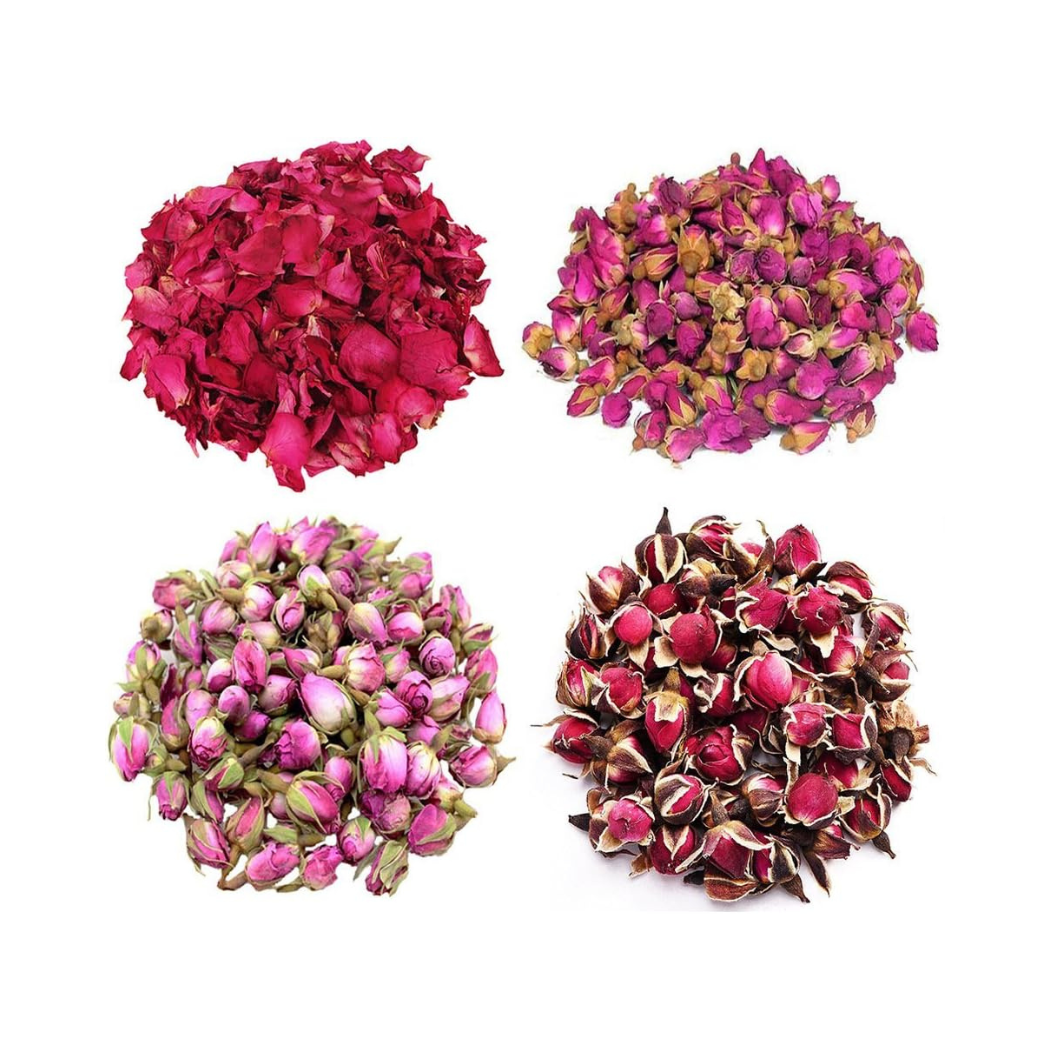 Dried rose buds