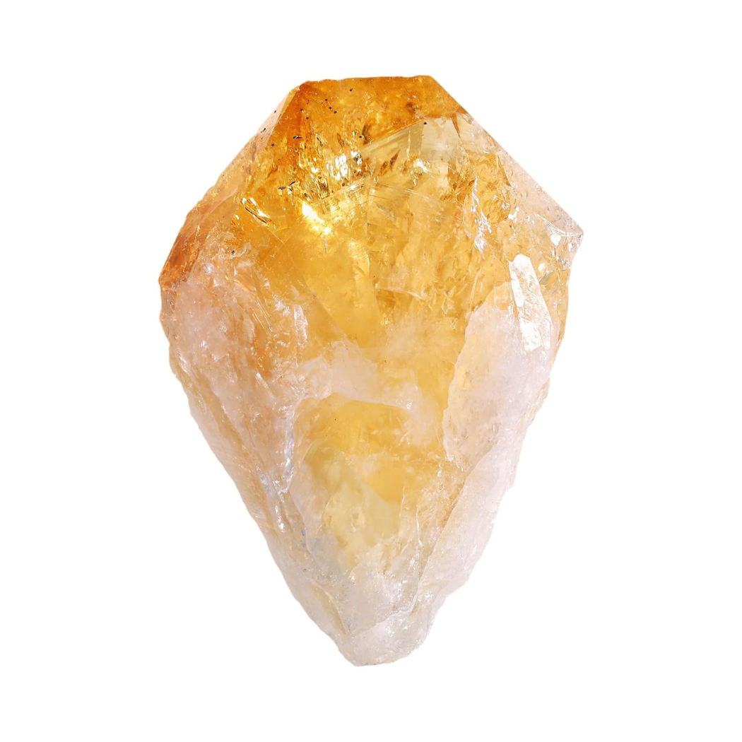 Citrine is the stone of abundance and manifestation, drawing in wealth, joy, and positive energy. Boosting confidence and personal power.