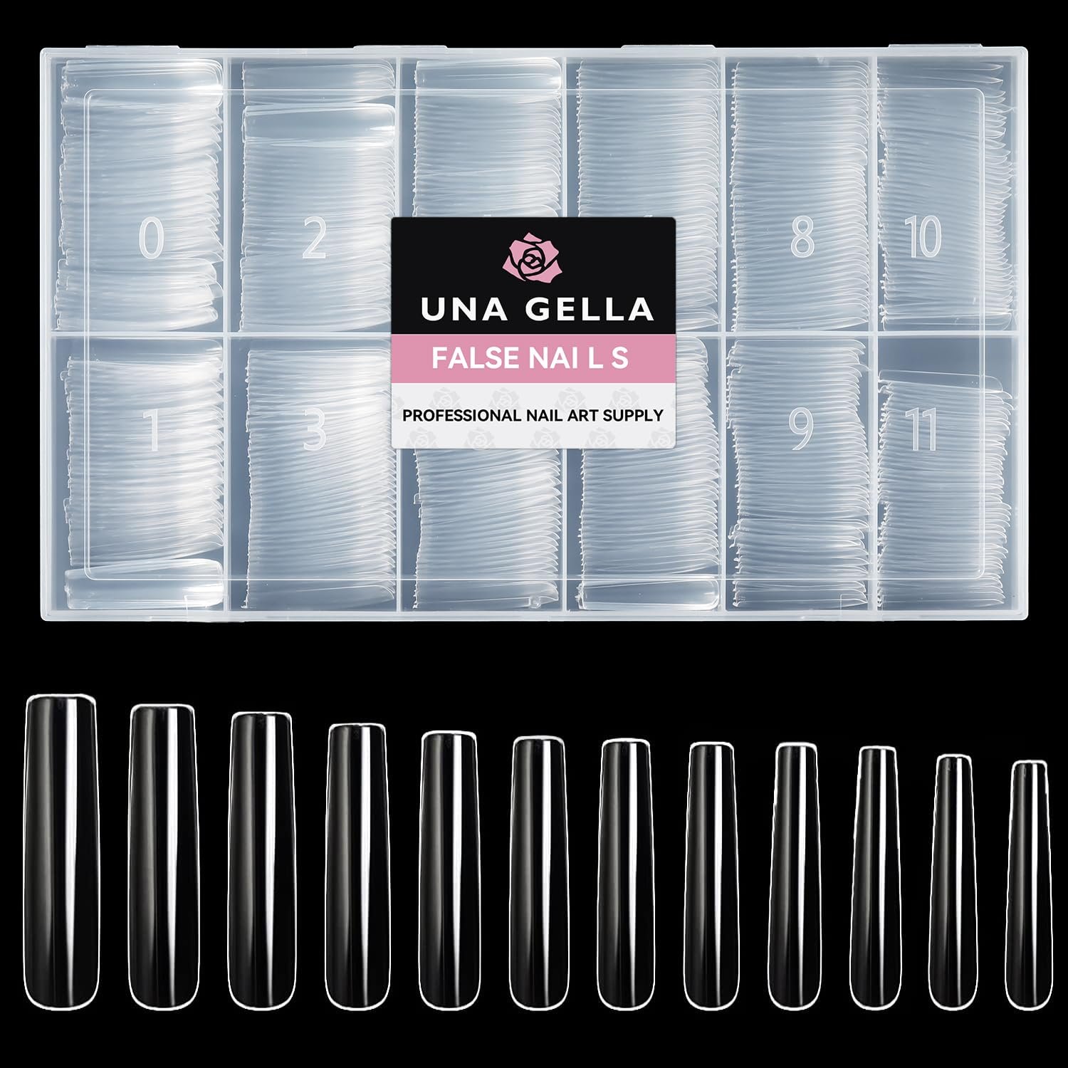 Extra Long Tapered Sqaure Nail Tips