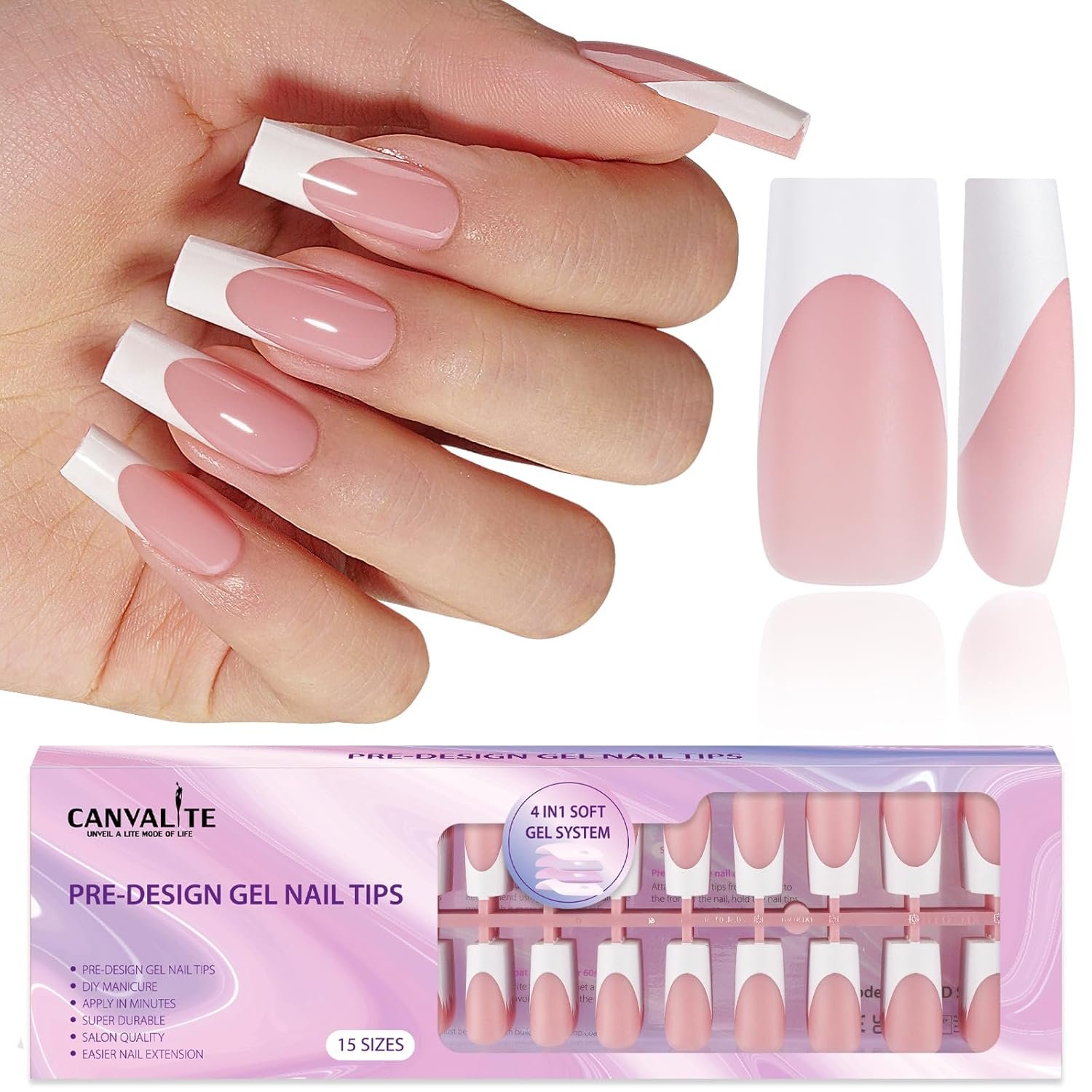 French Tip Press on Nails
