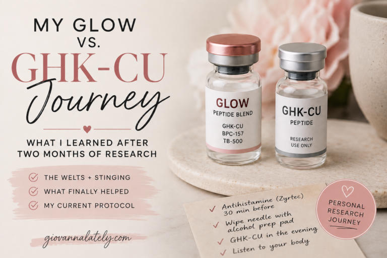 My GLOW vs. GHK-Cu Journey